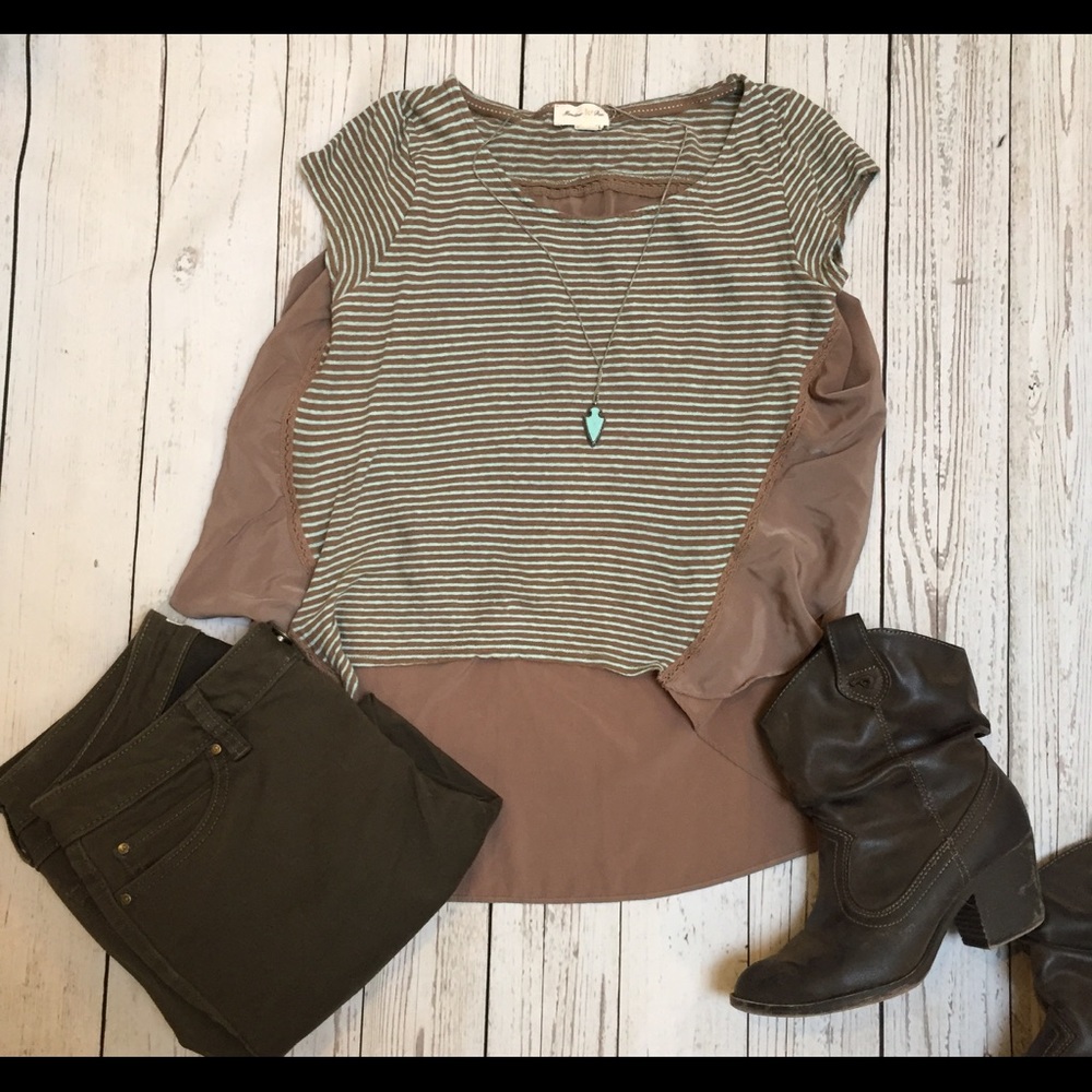 Meadow Rue Marin Stripe Tunic